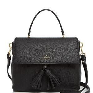 kate spade NEW YORK Crossbody James Street Sparrow convertible Satchel Black